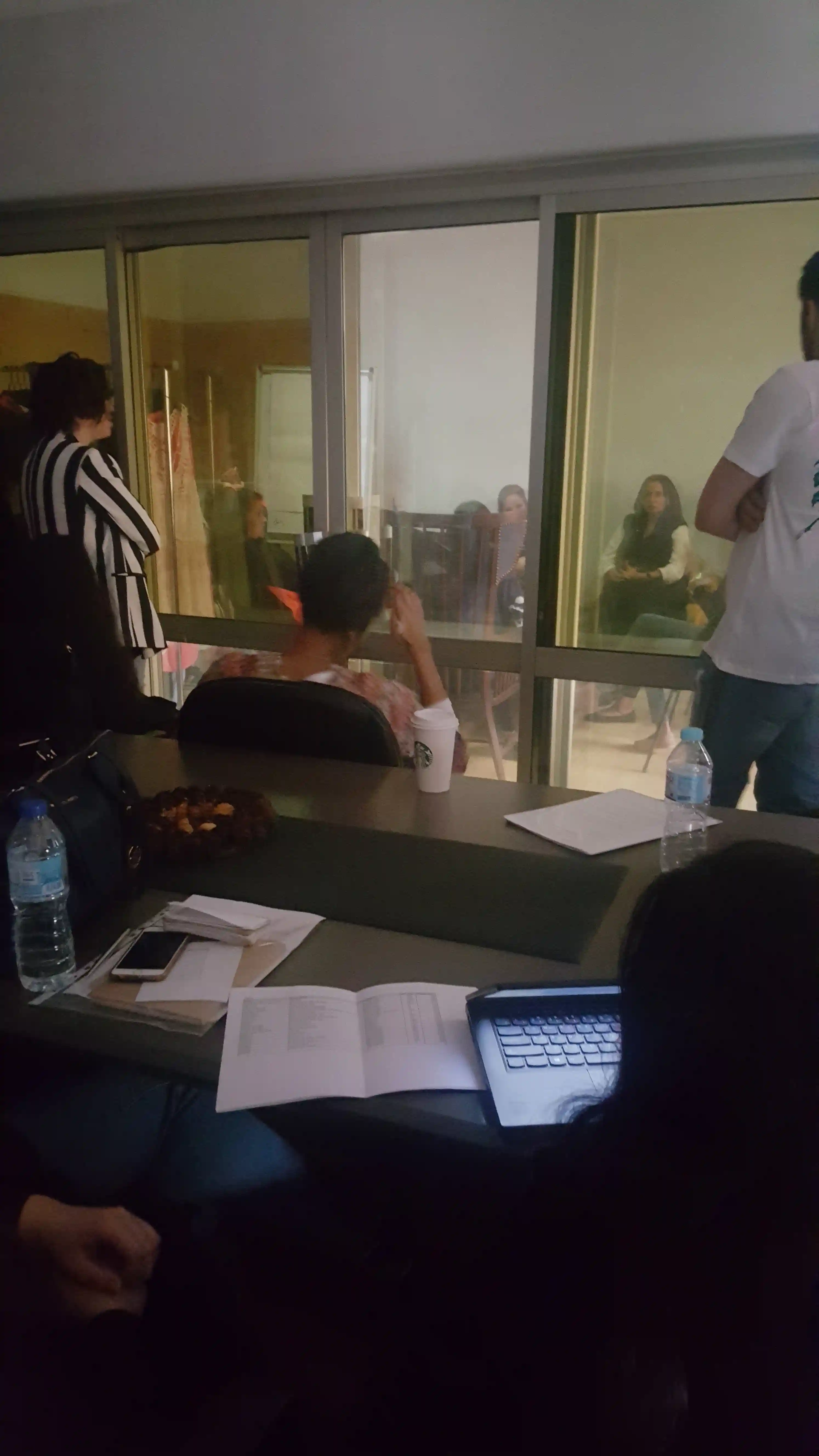 Carina focus group session — live observation through one-way mirror