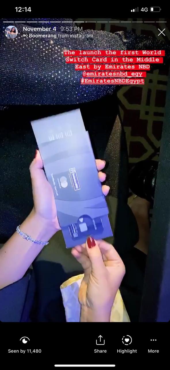 Emirates NBD World Swift Card launch event