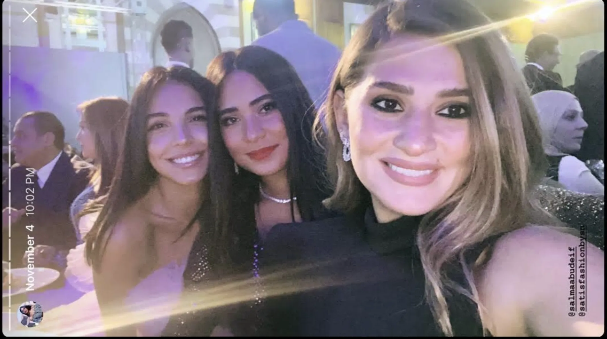 Noha Sherbiney and guests at the launch event
