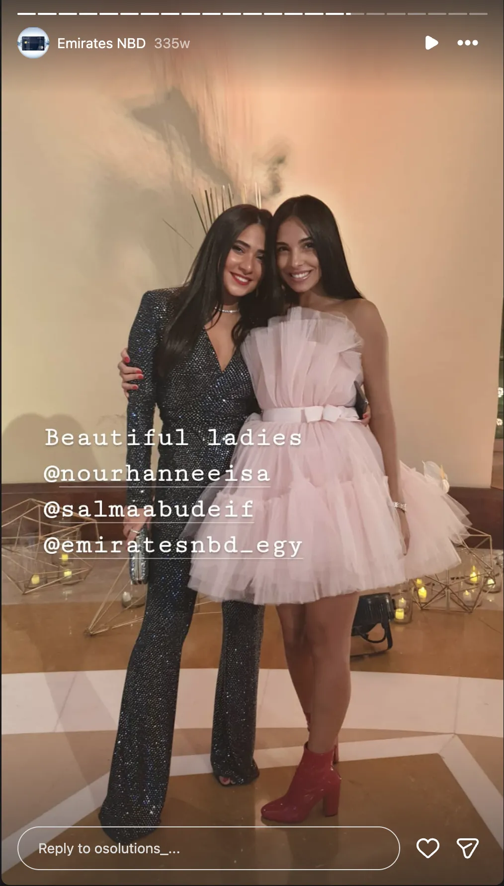 Nourhanne Eissa and Salma Abu Dief at the launch event