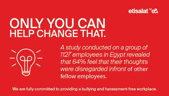 Campaign statistic poster — employee survey data on workplace disregard