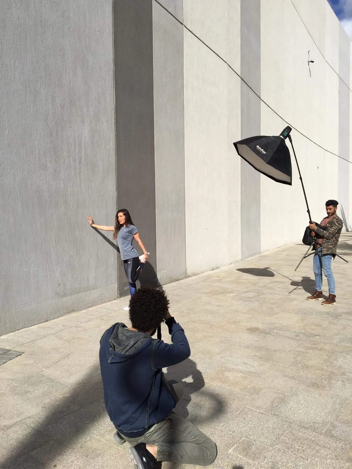 New Balance content shoot