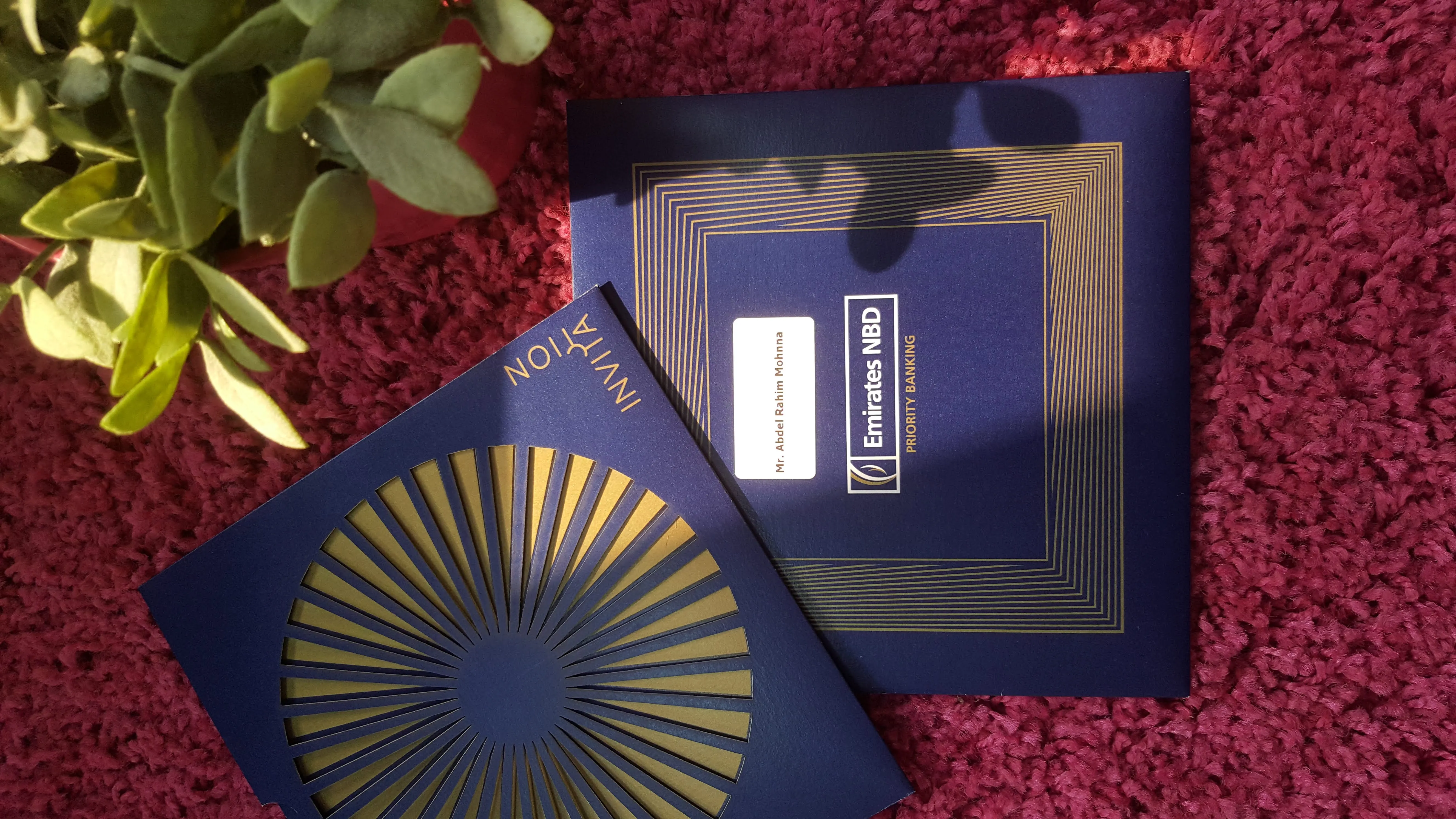 Emirates NBD event invitation