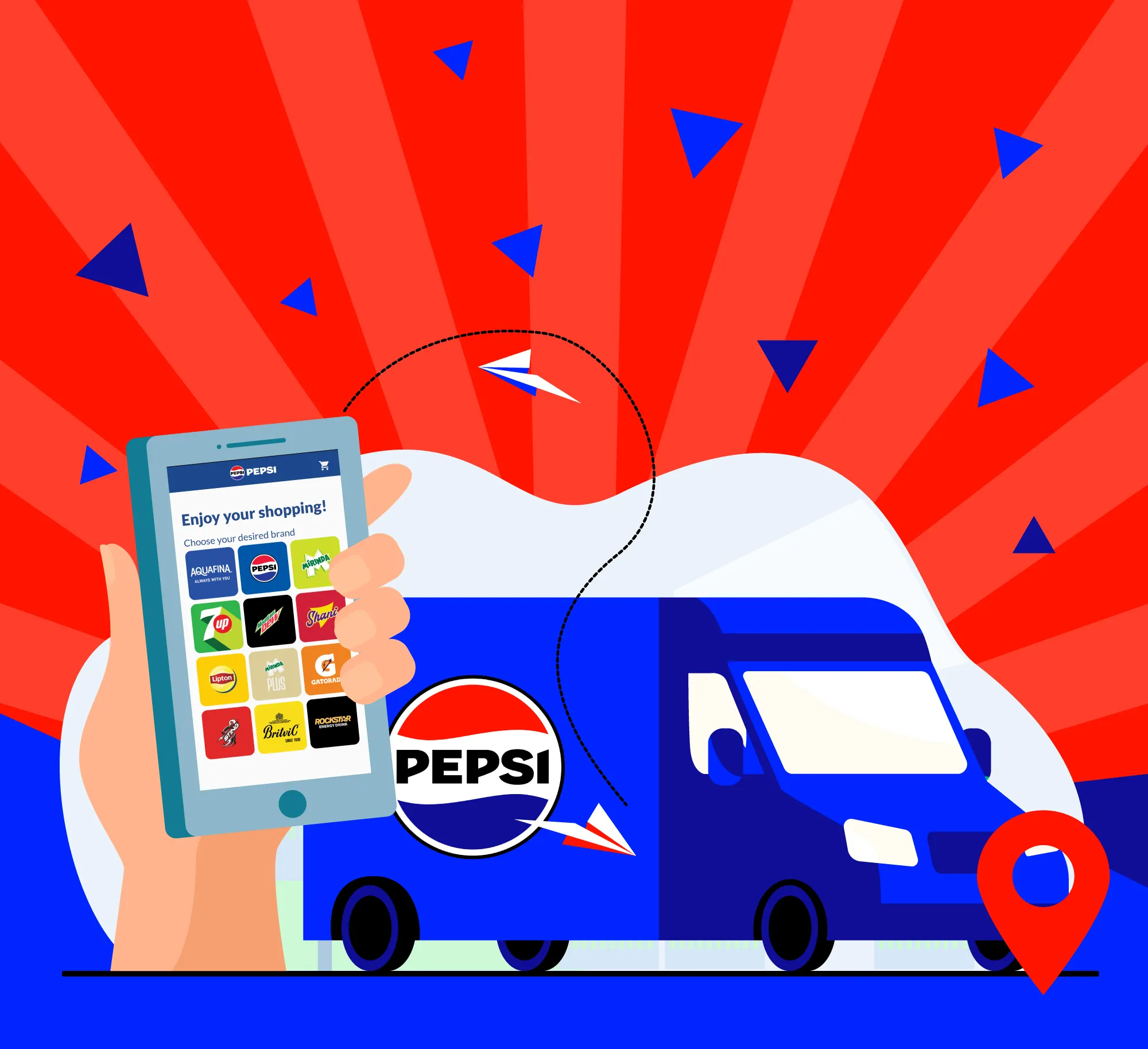 PepsiCo delivery app launch