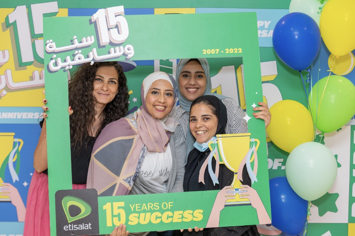 etisalat 15 years anniversary celebration