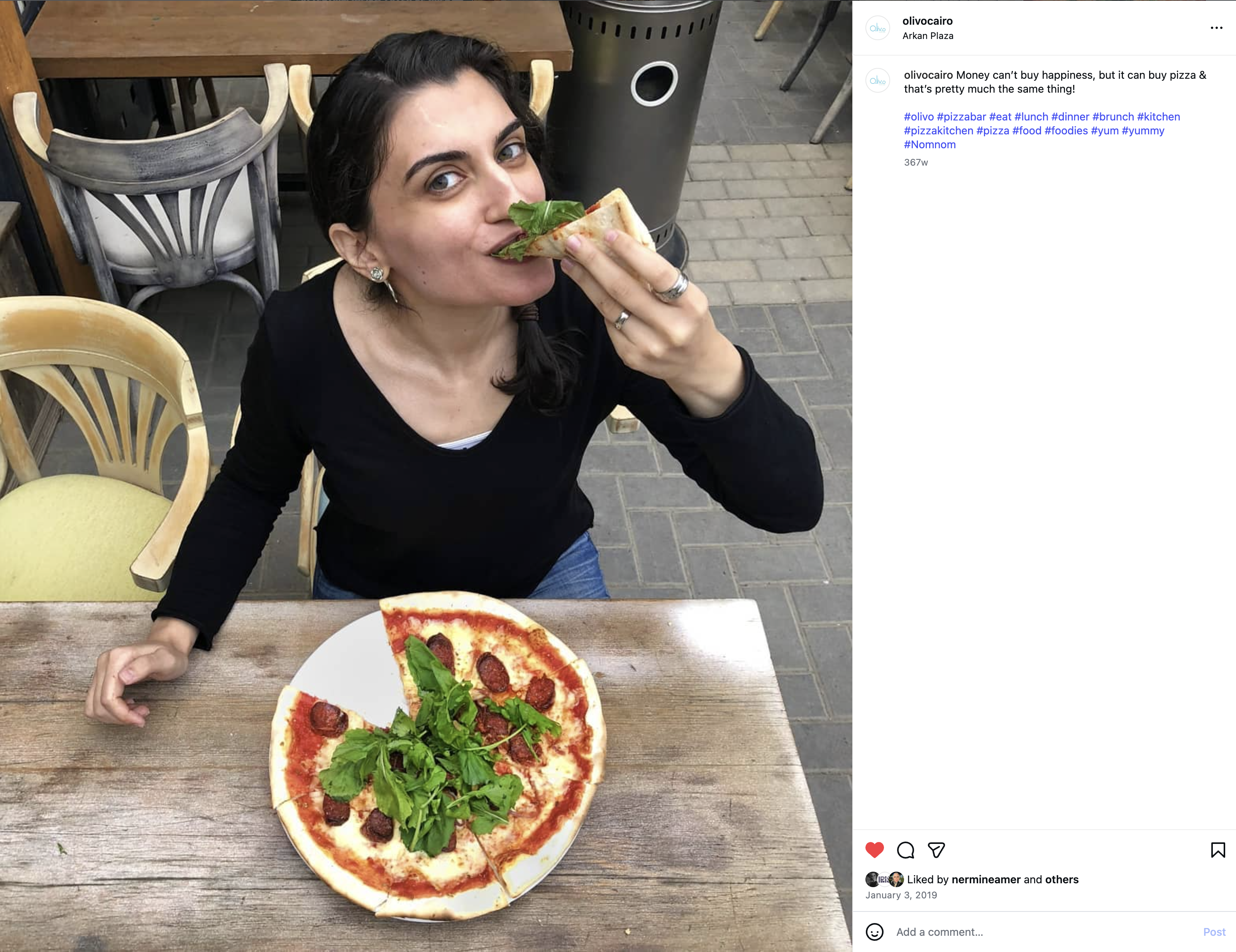 Olivo Cairo Instagram content strategy